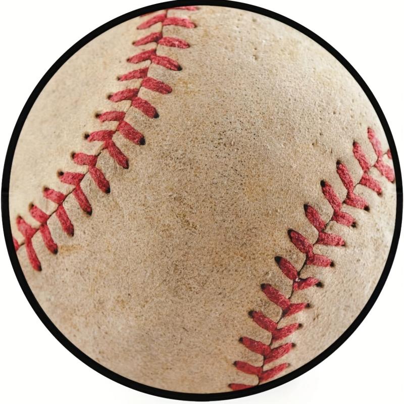Baseball Fluffy Non Slip Area Rug for Bedroom Living Room