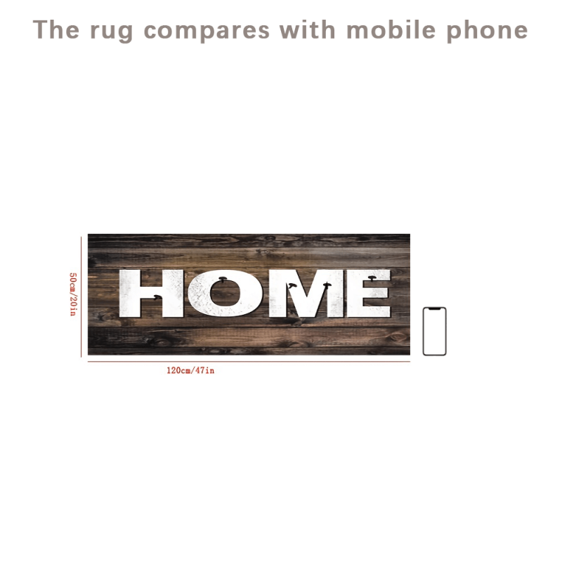 Non Slip Kitchen Carpet Soft Durable Cashmere Material