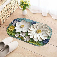 Non Slip Diatom Mud Bath Rug Absorbent Quick Dry Shower Carpet for Home
