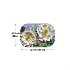 Non Slip Diatom Mud Bath Rug Absorbent Quick Dry Shower Carpet for Home