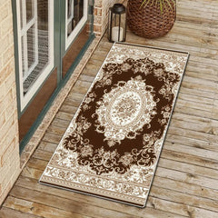 Boho Area Rug for Living Room Washable Persian Rug Soft Vintage Carpet Doormat
