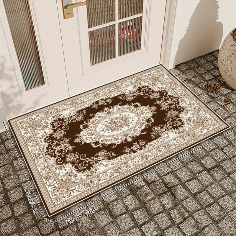 Boho Area Rug for Living Room Washable Persian Rug Soft Vintage Carpet Doormat