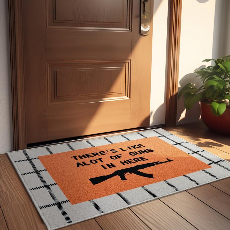 American Modern Loop Velvet Entry Door Mat Halloween Xmas Decor