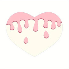 Heart Shaped Non Slip Rugs for Girls Bedroom Living Room Bathroom
