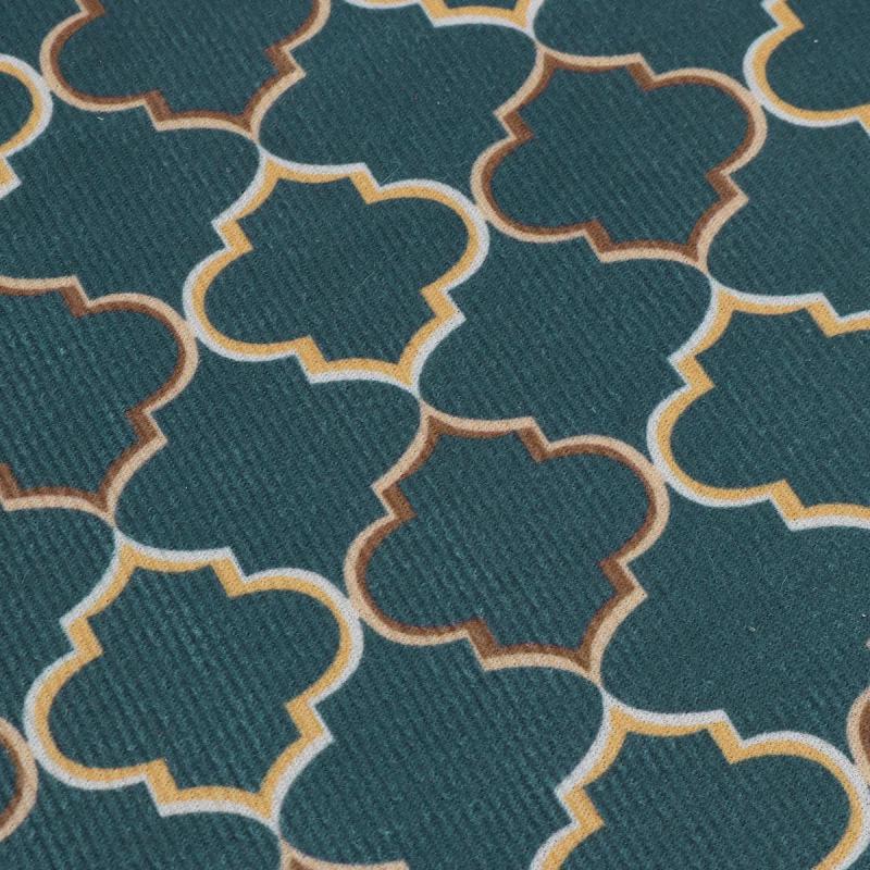 2pcs Modern Non Slip Kitchen Mat Lovely Rug Polyester Washable Doormat