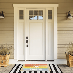 1pc Natural Welcome Doormat Outdoor Entrance Front Porch Door Mat