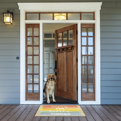 1pc Natural Welcome Doormat Outdoor Entrance Front Porch Door Mat