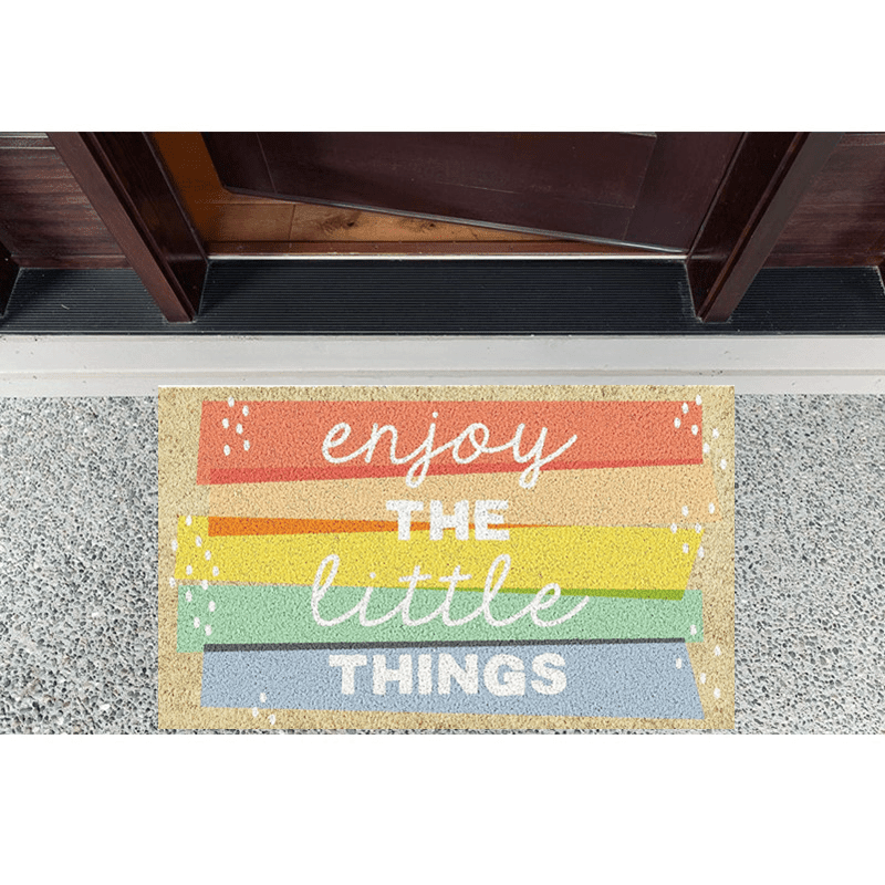 1pc Natural Welcome Doormat Outdoor Entrance Front Porch Door Mat