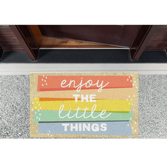 1pc Natural Welcome Doormat Outdoor Entrance Front Porch Door Mat