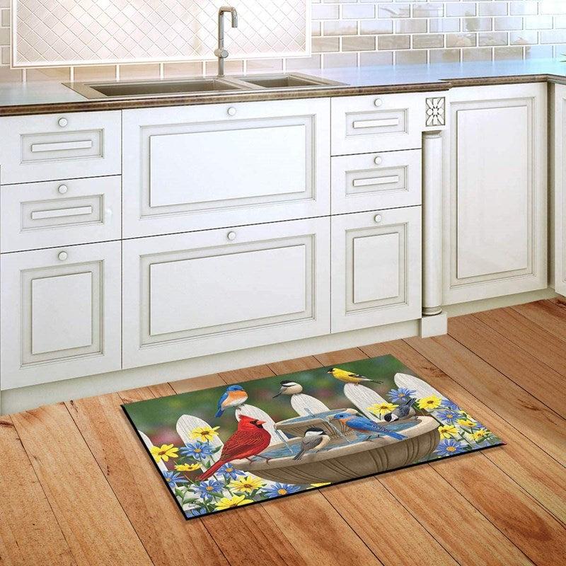 Bird's Nest Gathering Carpet Door Mat Flower Decor Home Supplies