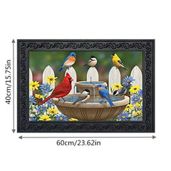 Bird's Nest Gathering Carpet Door Mat Flower Decor Home Supplies