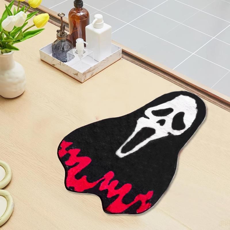 Halloween Horror Floor Mat Soft Non Slip Bath Rug Absorbent Carpet