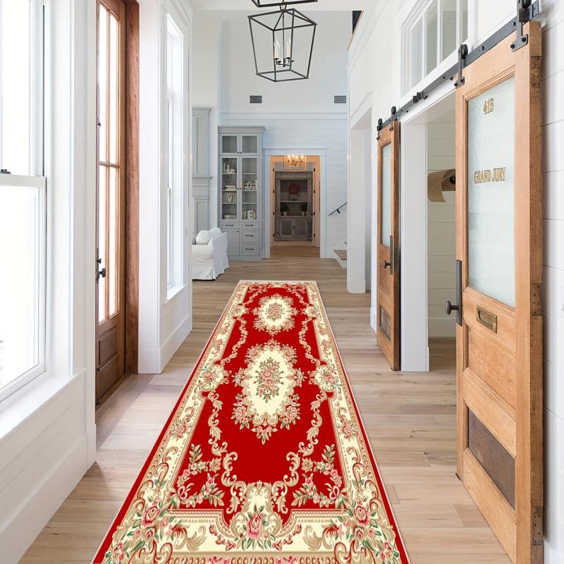 Soft Fluffy Boho Rug Runner Non Slip Hallway Runner Rug