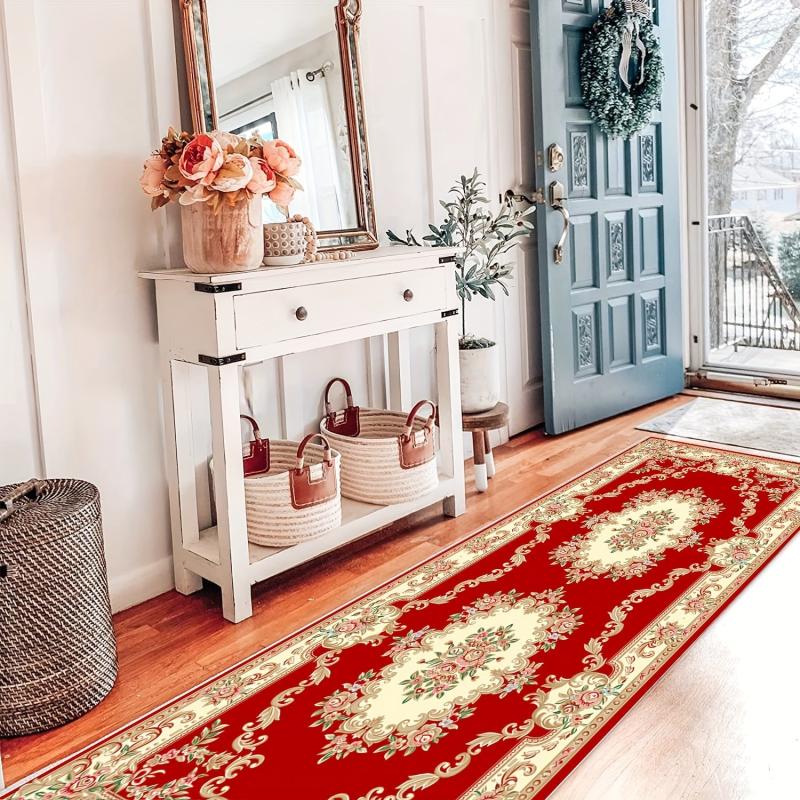 Soft Fluffy Boho Rug Runner Non Slip Hallway Runner Rug