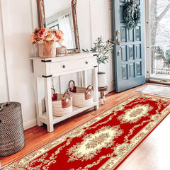 Soft Fluffy Boho Rug Runner Non Slip Hallway Runner Rug