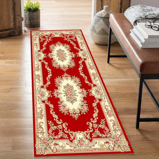 Soft Fluffy Boho Rug Runner Non Slip Hallway Runner Rug