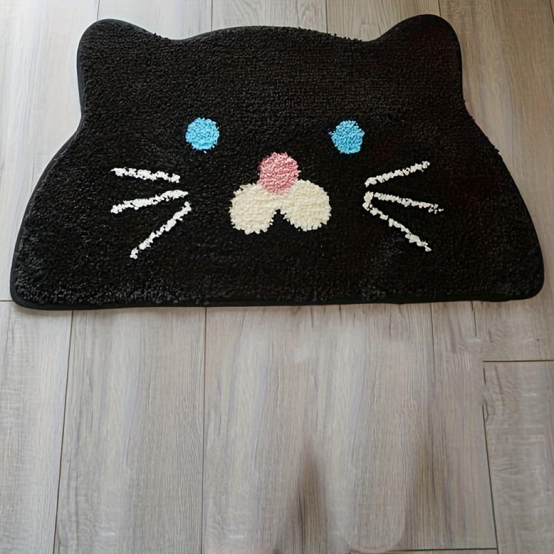 Cat Shag Area Rug Non slip Floor Mat Living Bedroom Entry Welcome Doormat