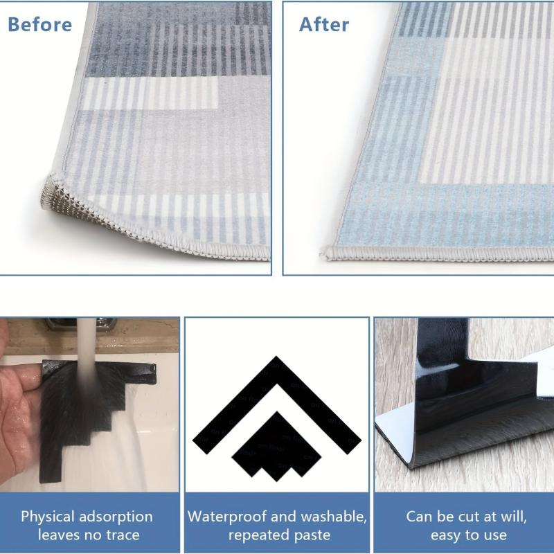 8pcs Rug Gripper For Hardwood Floors Carpet Area Rugs