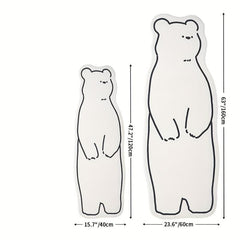 1pc Bear Floor Mat Soft Area Rugs For Bedroom Living Room