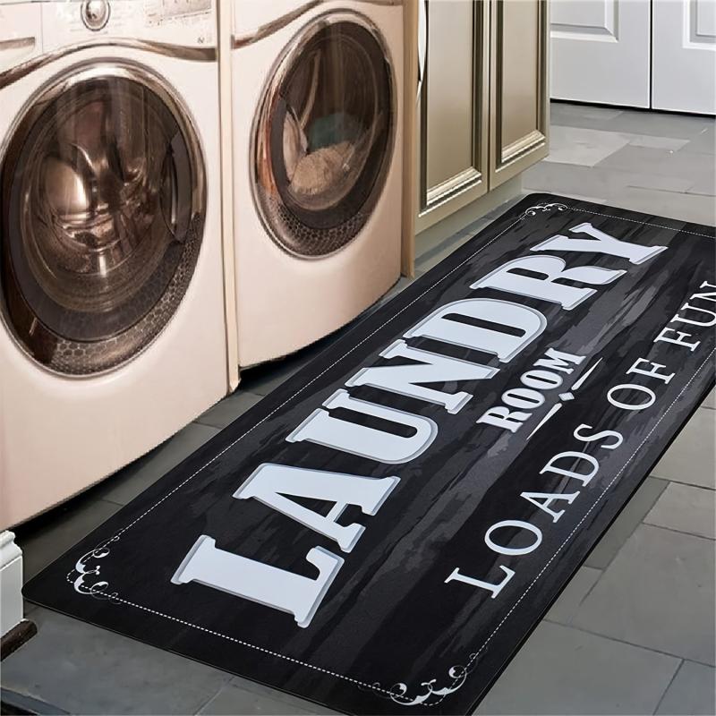 Laundry Room Runner Rug Fun Rug Floor Mat For Washroom Mudroom Runner Farmhouse