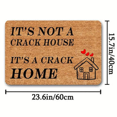 Modern Geometric Welcome Home Mat Low Pile Indoor/Outdoor Entrance Mat