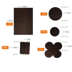 101pcs Furniture Felt Pads Self Adhesive Anti Scratch Floor Protectors