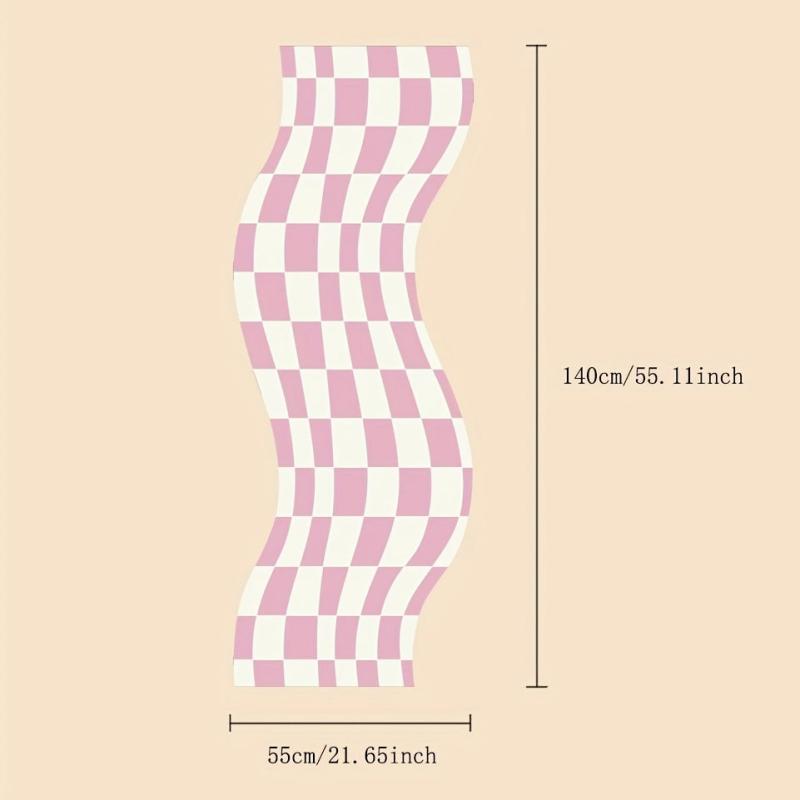 Irregular Checkerboard Bedroom Rug Modern Classic Lattice Living Room