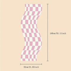 Irregular Checkerboard Bedroom Rug Modern Classic Lattice Living Room