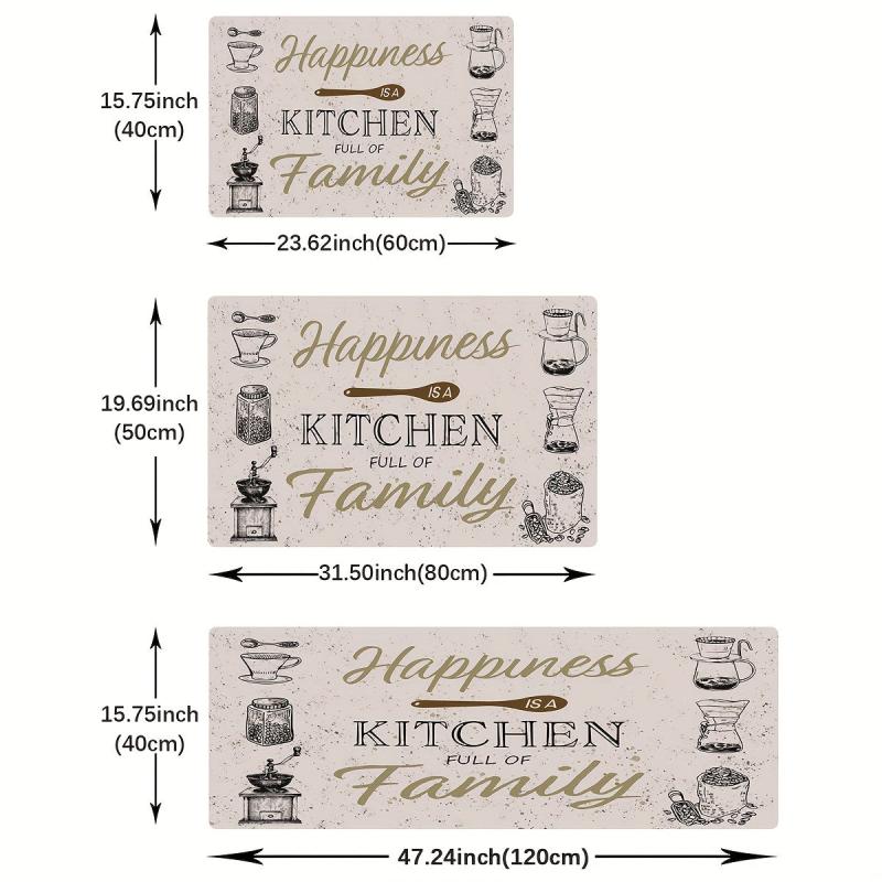 Anti Fatigue Kitchen Mat Absorbent Bath Foam Mat