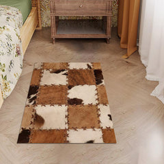 Thickened Cashmere Rug Vintage Bedroom Rug Bedside Shaggy Floor Mat