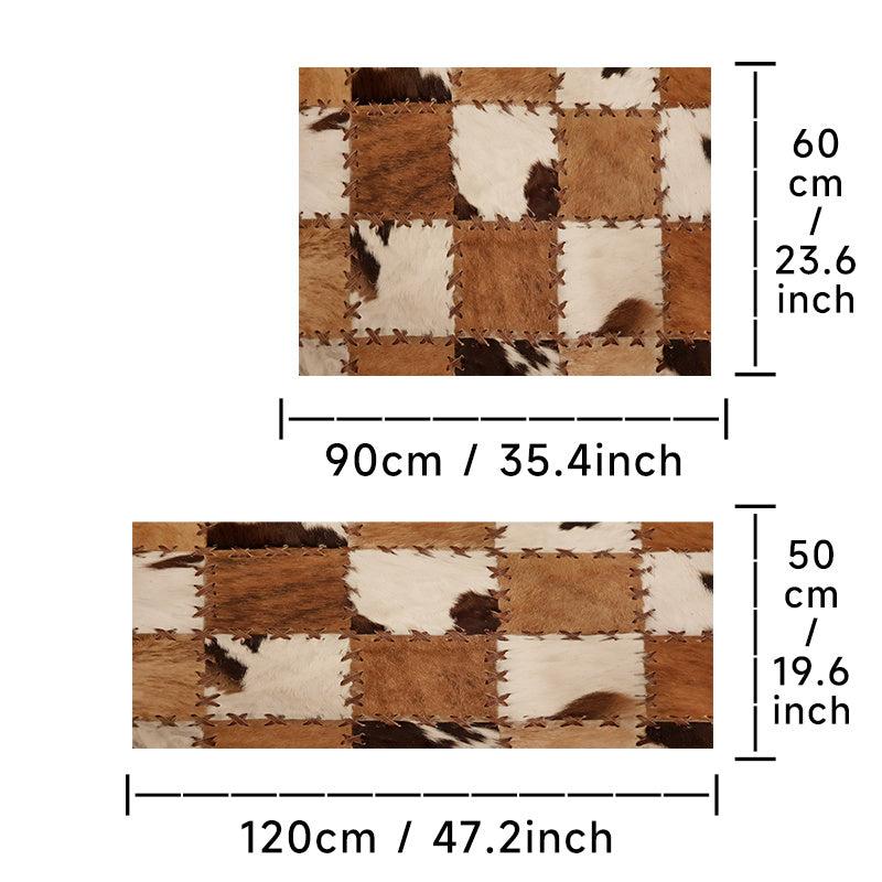 Thickened Cashmere Rug Vintage Bedroom Rug Bedside Shaggy Floor Mat