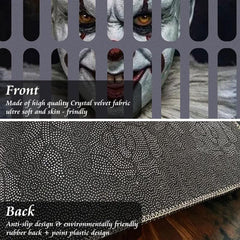 Halloween Door Mat Outdoor Non Slip Doormat Funny Rug Welcome Mats
