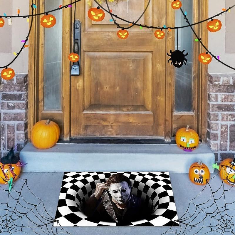 Halloween Door Mat Outdoor Non Slip Doormat Funny Rug Welcome Mats