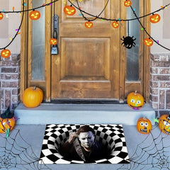 Halloween Door Mat Outdoor Non Slip Doormat Funny Rug Welcome Mats