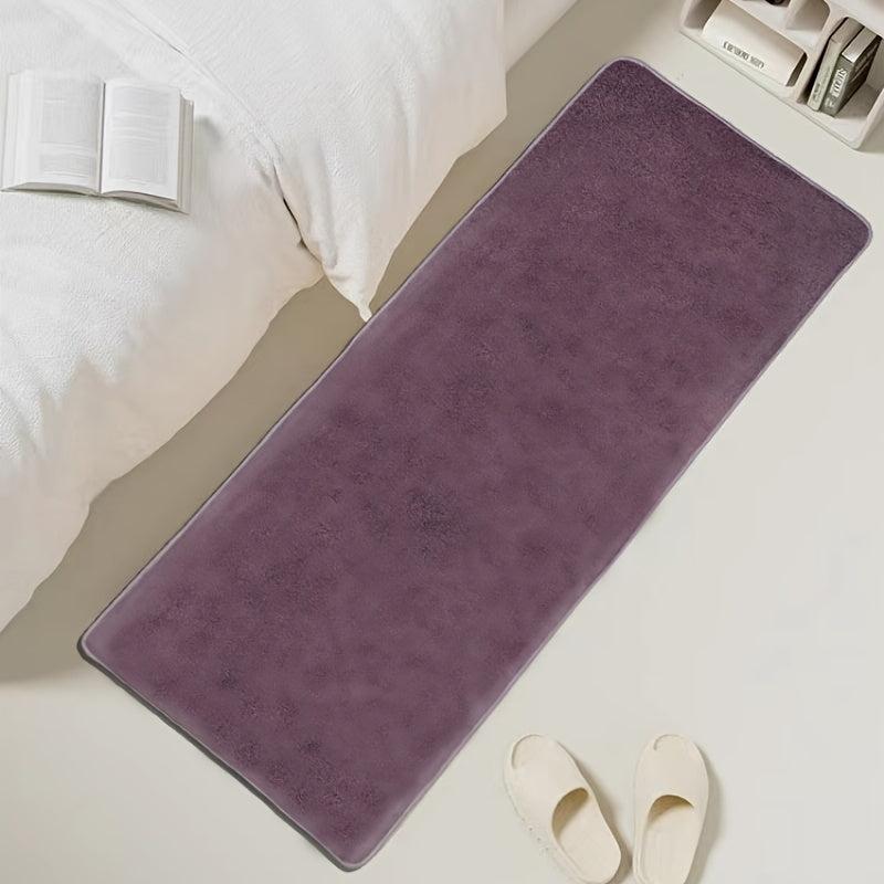Solid Door Mat Runner Rug Non Slip Thick Padded Entrance Mat Home Decor