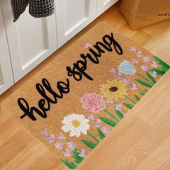 Spring Doormat Indoor Outdoor Flower Carpet Gift Bed