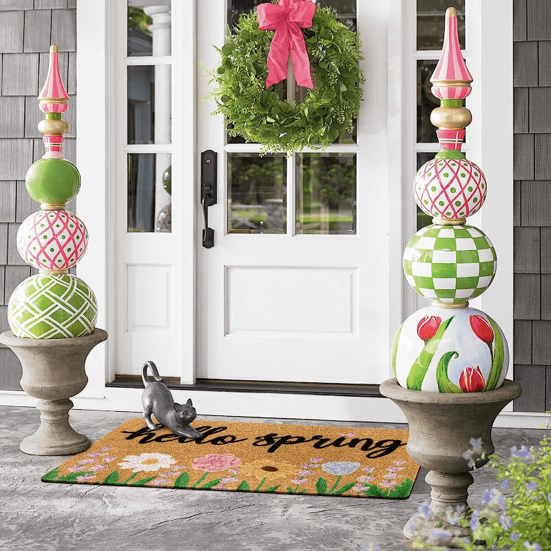 Spring Doormat Indoor Outdoor Flower Carpet Gift Bed