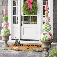 Spring Doormat Indoor Outdoor Flower Carpet Gift Bed