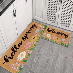 Spring Doormat Indoor Outdoor Flower Carpet Gift Bed
