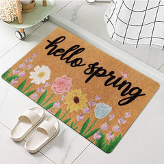 Spring Doormat Indoor Outdoor Flower Carpet Gift Bed