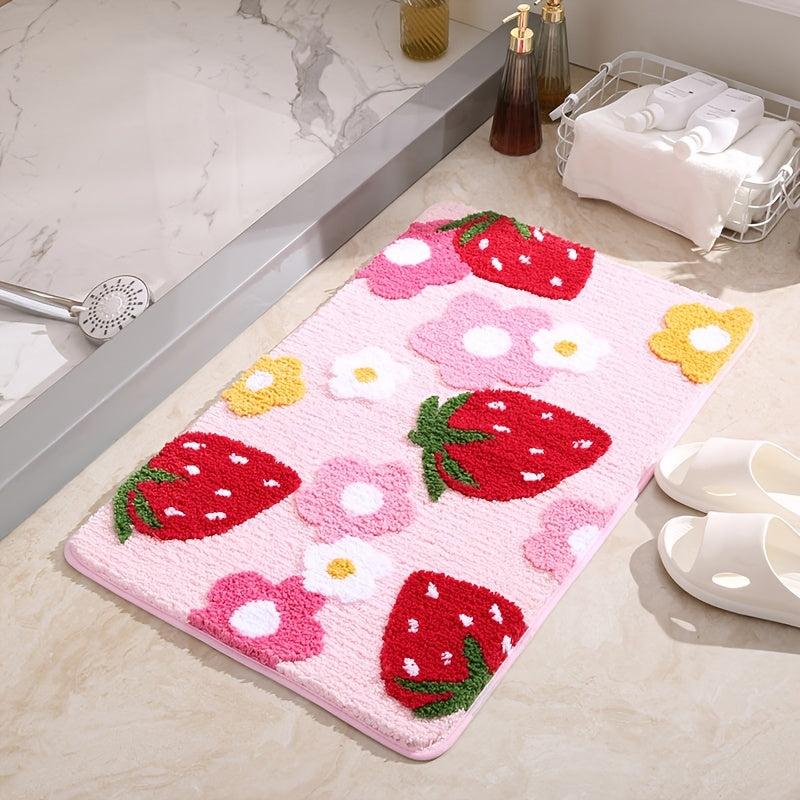 Cartoon Bathroom Absorbent Mat Non-slip Bedroom Mat
