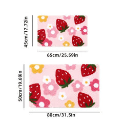 Cartoon Bathroom Absorbent Mat Non-slip Bedroom Mat
