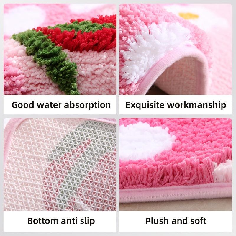 Cartoon Bathroom Absorbent Mat Non-slip Bedroom Mat