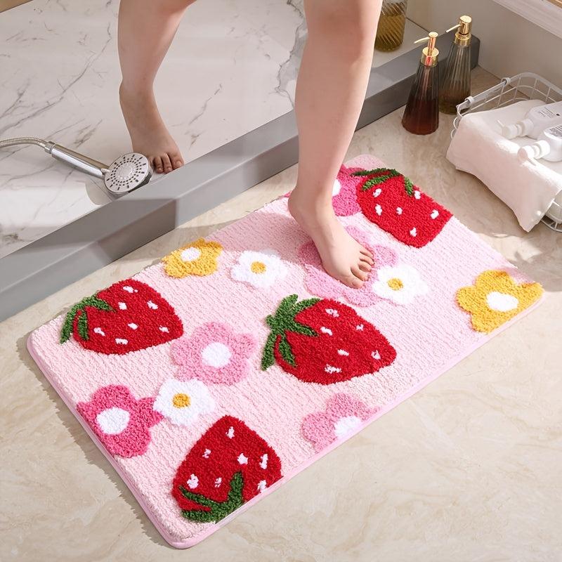 Cartoon Bathroom Absorbent Mat Non-slip Bedroom Mat