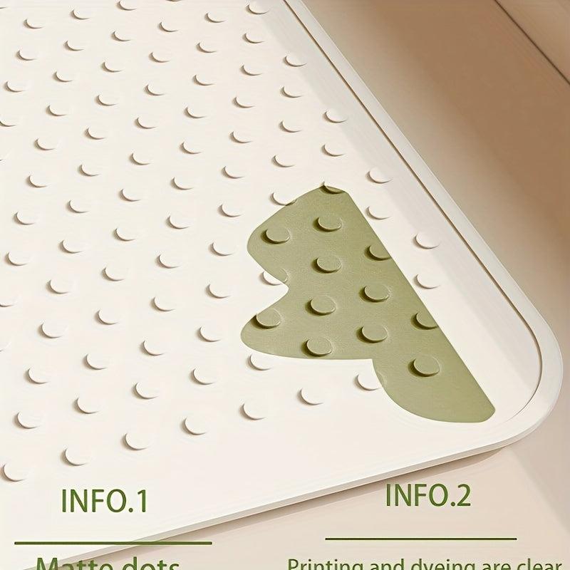 Non Slip Bath Rug w/ Suction Cup Bathroom Mat
