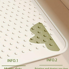 Non Slip Bath Rug w/ Suction Cup Bathroom Mat