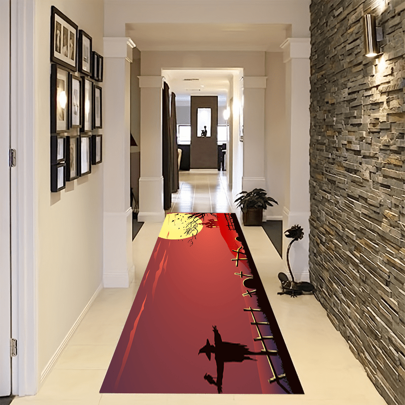 Halloween Runner Rugs Soft Anti-fouling Kitchen Mat