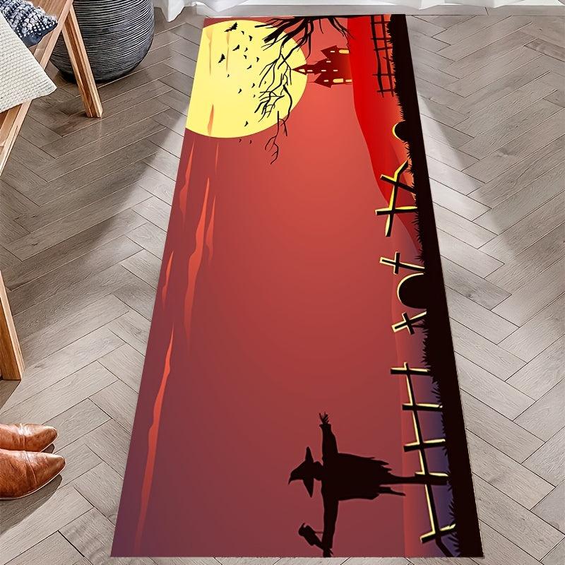 Halloween Runner Rugs Soft Anti-fouling Kitchen Mat