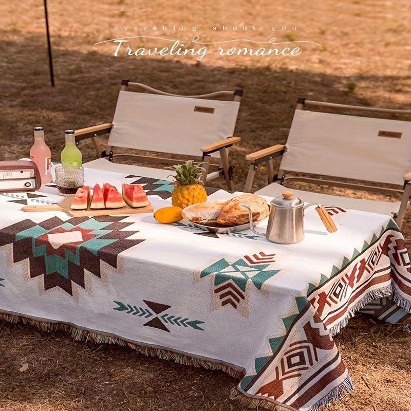 Outdoor Table Mat Camping Mat Picnic Mat Polyester Fiber Blend Tablecloth