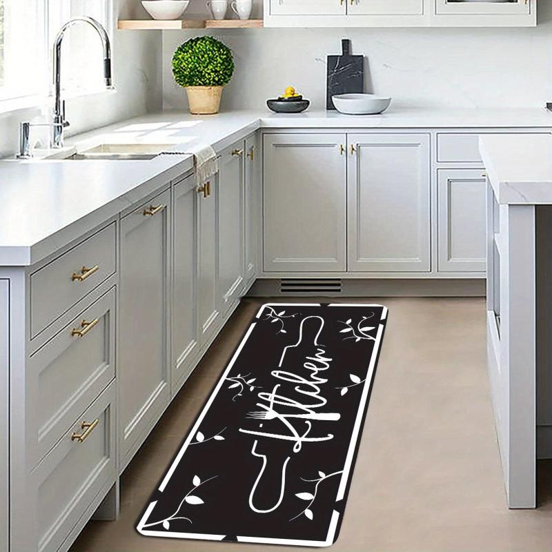 1pc Kitchen Mat Water absorbing Floor Carpet Home Room Decorative Carpet